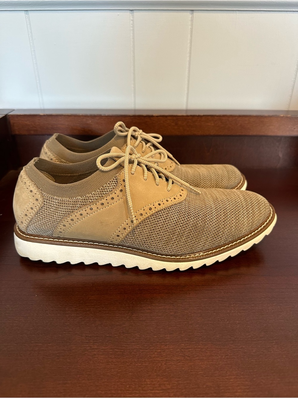 Johnson and Murphy Braxton Knit Saddle